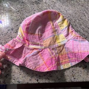 Pottery Barn Kids girl pink Reversible Sun Hat